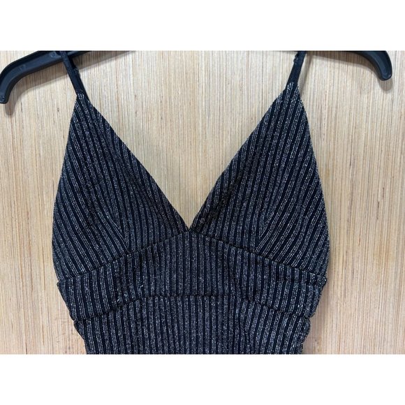 FOREVER 21 - Women's Stretch Dress with Straps - Black - Small - Picture 12 of 13